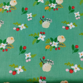 CraftsFabrics Lot de 8 carrés de tissu prédécoupés à imprimé floral bleu 100 % sergé de coton pour le quilting, les arts, l'artisanat et les projets de bricolage